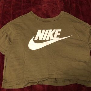 Green Nike top